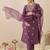Ethnic Motifs Embroidered Thread Work Straight Kurta With Trousers & Dupatta