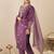 Ethnic Motifs Embroidered Thread Work Straight Kurta With Trousers & Dupatta