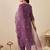Ethnic Motifs Embroidered Thread Work Straight Kurta With Trousers & Dupatta