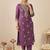 Ethnic Motifs Embroidered Thread Work Straight Kurta With Trousers & Dupatta