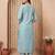 Women Ethnic Motifs Embroidered Regular Chikankari Kurta with Trousers & With Dupatta