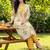 Women Floral Printed Panelled  Cotton Kurta with Trousers