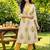Women Floral Printed Panelled  Cotton Kurta with Trousers