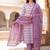 Women Paisley Printed Regular  Cotton Kurta with Trousers & With Dupatta