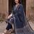 Women Ethnic Motifs Printed Regular  Cotton Kurta with Trousers & With Dupatta