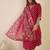 Women Floral Printed Regular V-Neck Kurta with Salwar & Dupatta