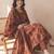 Women Ethnic Motifs Printed Empire Sequinned  Cotton Kurta with Trousers & With Dupatta