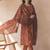 Women Ethnic Motifs Printed Empire Sequinned  Cotton Kurta with Trousers & With Dupatta