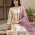 Women Floral Embroidered Regular Thread Work Kurta with Trousers & With Dupatta