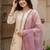 Women Floral Embroidered Regular Thread Work Kurta with Trousers & With Dupatta