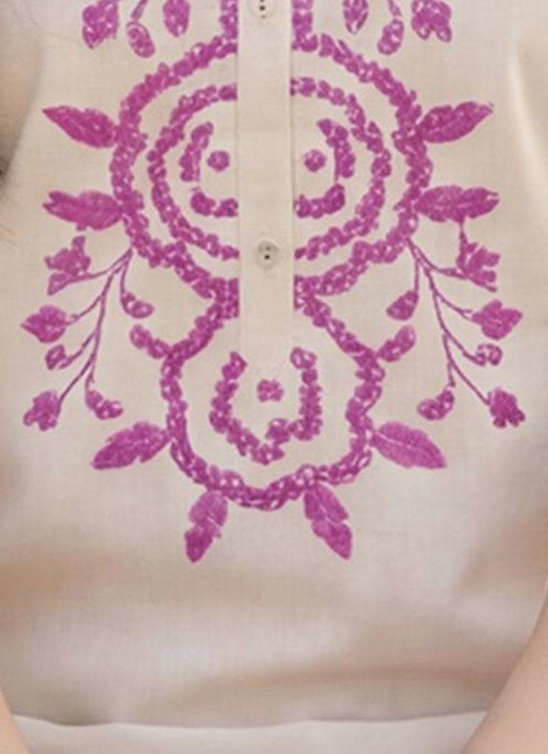 Women Ethnic Motifs Embroidered Regular Thread Work Kurta with Trousers
