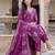 Women Floral Printed Regular Sequinned  Cotton Kurta with Trousers & With Dupatta
