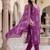 Women Floral Printed Regular Sequinned  Cotton Kurta with Trousers & With Dupatta