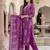 Women Floral Printed Regular Sequinned  Cotton Kurta with Trousers & With Dupatta
