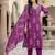 Women Floral Printed Regular Sequinned  Cotton Kurta with Trousers & With Dupatta