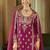 Women Ethnic Motifs Embroidered Regular Kurta with Trousers & With Dupatta