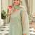 Ethnic Motifs Embroidered Round Neck Straight Kurta With Trousers & Dupatta