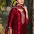 Ethnic Motifs Embroidered V-Neck Thread Work Kurta with Trousers & Dupatta