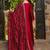 Ethnic Motifs Embroidered V-Neck Thread Work Kurta with Trousers & Dupatta