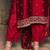 Ethnic Motifs Embroidered V-Neck Thread Work Kurta with Trousers & Dupatta