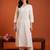 Women Ethnic Motifs Embroidered Regular Chikankari Kurta with Trousers