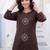 Women Ethnic Motifs Embroidered Regular Thread Work  Cotton Kurta with Trousers