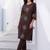Women Ethnic Motifs Embroidered Regular Thread Work  Cotton Kurta with Trousers