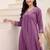 Women Ethnic Motifs Embroidered Regular Thread Work  Cotton Kurta with Trousers