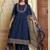 Women Ethnic Motifs Regular Thread Work  Cotton Kurta with Trousers & With Dupatta