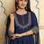 Women Ethnic Motifs Regular Thread Work  Cotton Kurta with Trousers & With Dupatta