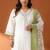 Plus Size Embroidered Regular  Cotton Kurta with Trousers & With Dupatta