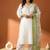 Plus Size Embroidered Regular  Cotton Kurta with Trousers & With Dupatta