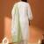 Plus Size Embroidered Regular  Cotton Kurta with Trousers & With Dupatta