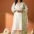 Plus Size Embroidered Regular  Cotton Kurta with Trousers & With Dupatta