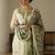 Floral Embroidered Regular Thread Work Kurta With Trousers & Dupatta