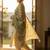 Floral Embroidered Regular Thread Work Kurta With Trousers & Dupatta