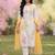 Women Floral Embroidered Regular Thread Work Kurta with Trousers & With Dupatta