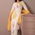 Women Floral Embroidered Regular Thread Work Kurta with Trousers & With Dupatta
