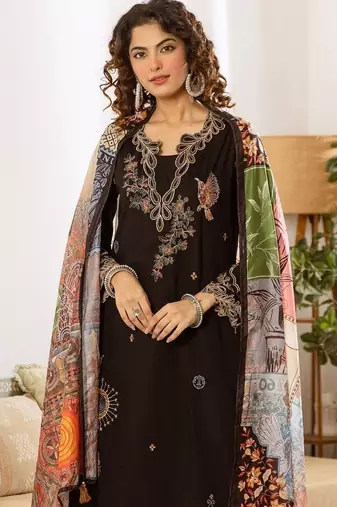 Women Ethnic Motifs Embroidered Regular Thread Work Kurta with Palazzos & With Dupatta