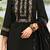 Women Floral Regular Thread Work Linen Kurta with Trousers & With Dupatta