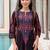 Women Printed Regular  Cotton Kurta with Trousers
