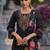 Floral Embroidered Regular Thread Work Pure Cotton Straight Kurta Set