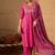 Embroidered V-Neck Pure Cotton Straight Kurta With Trousers And Dupatta