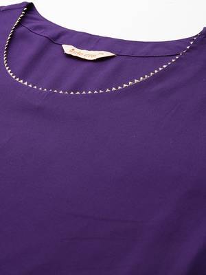 Plus Size Thread Work Kurta with Palazzos 2