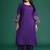 Plus Size Thread Work Kurta with Palazzos