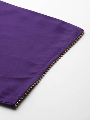 Plus Size Thread Work Kurta with Palazzos 7