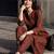 Women Ethnic Motifs Printed Regular  Cotton Kurta with Trousers