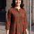 Women Ethnic Motifs Printed Regular  Cotton Kurta with Trousers