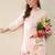 Women Floral Embroidered Regular Thread Work  Cotton Kurta with Trousers