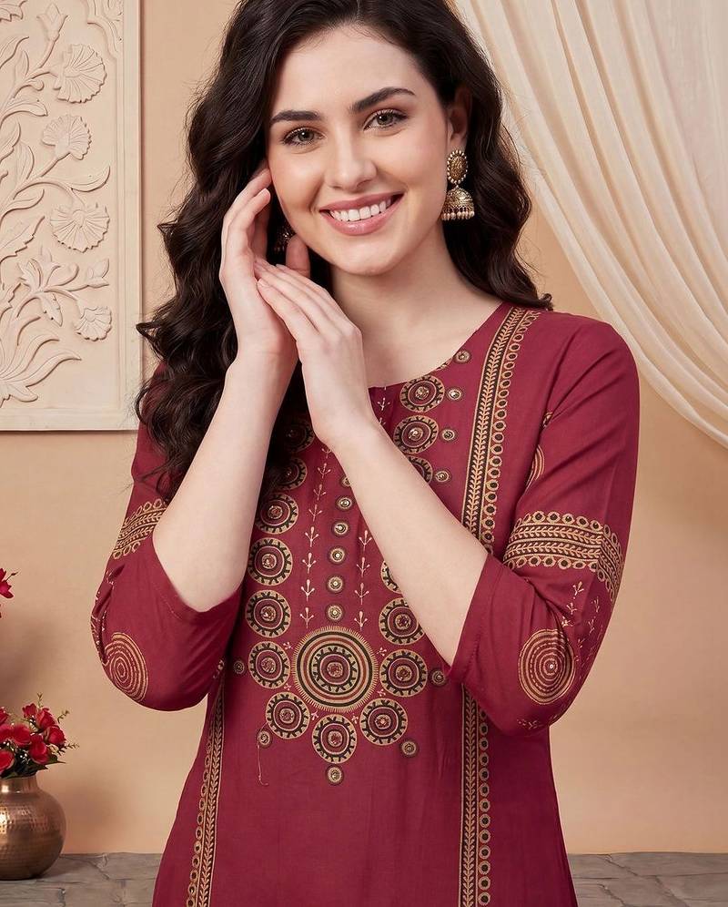 Women Ethnic Motifs Printed Regular  Cotton Kurta with Trousers & With Dupatta